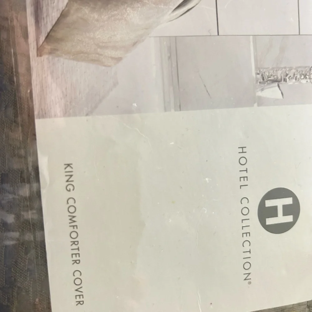 Hotel Collection Metallic comforter cover duvet. Style terra - Picture 2 of 5